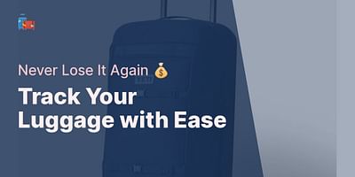 Track Your Luggage with Ease - Never Lose It Again 💰