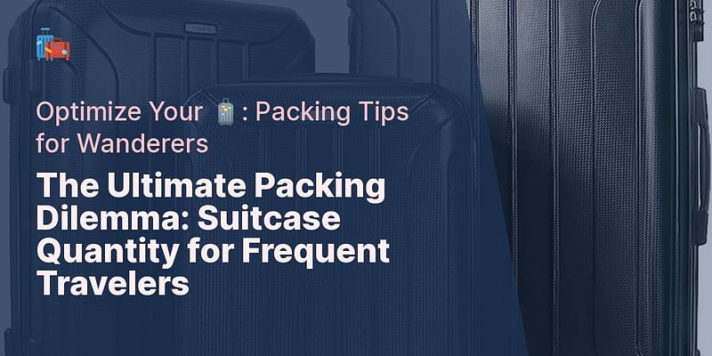 The Ultimate Packing Dilemma: Suitcase Quantity for Frequent Travelers - Optimize Your 🧳: Packing Tips for Wanderers