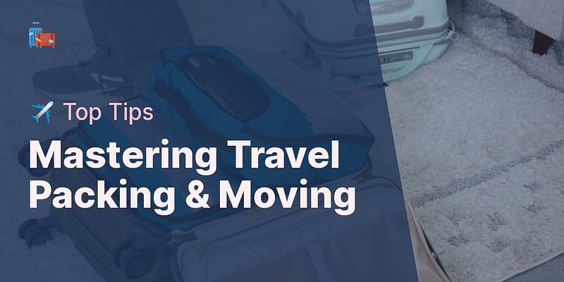 Mastering Travel Packing & Moving - ✈️ Top Tips