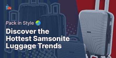 Discover the Hottest Samsonite Luggage Trends - Pack in Style 🌏