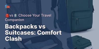 Backpacks vs Suitcases: Comfort Clash - 🎒vs🧳 Choose Your Travel Companion