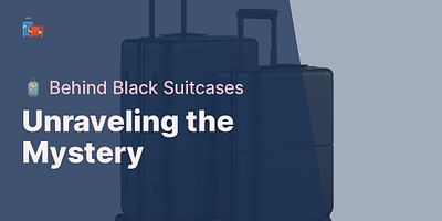 Unraveling the Mystery - 🧳 Behind Black Suitcases
