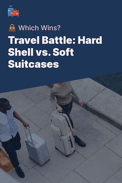 Travel Battle: Hard Shell vs. Soft Suitcases - 👜 Which Wins?