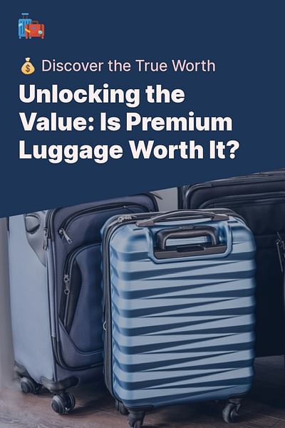 Unlocking the Value: Is Premium Luggage Worth It? - 💰 Discover the True Worth