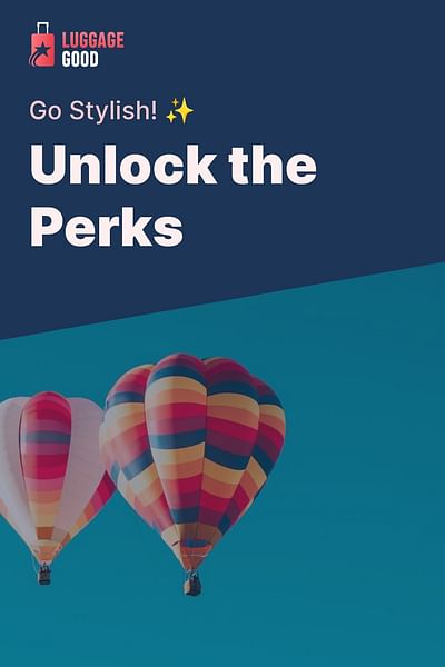 Unlock the Perks - Go Stylish! ✨