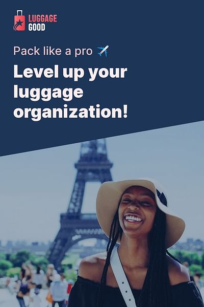 Level up your luggage organization! - Pack like a pro ✈️