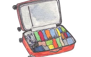 What are some tips on packing your luggage for a flight?